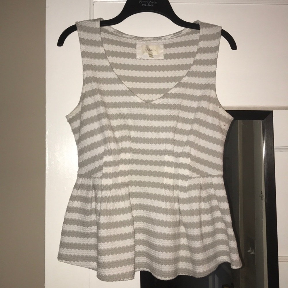 Cute spring peplum blouse!